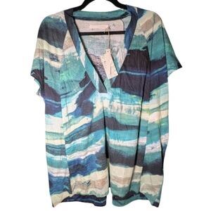 NWT Grey State Tamar Seascape Cotton Top Size 1 Small $120